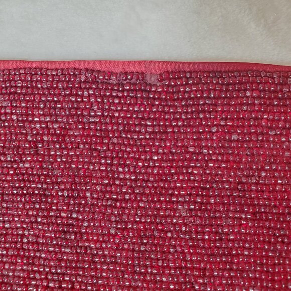 Beaded Red Table Runner - Picture 13 of 13